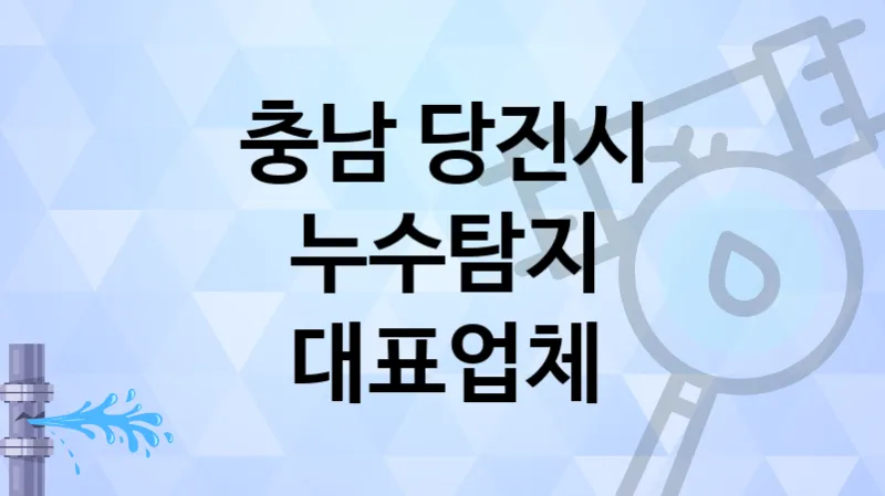 충남 당진시 누수탐지 최첨단 장비 활용의 업체 TOP 2