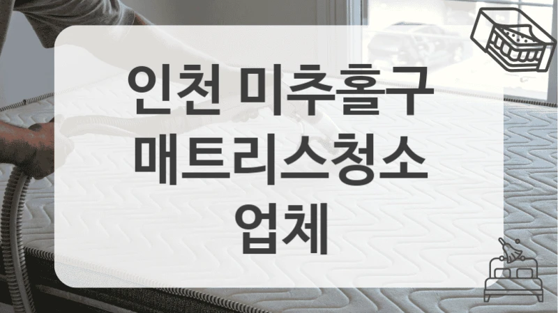 인천 미추홀구
매트리스청소 업체