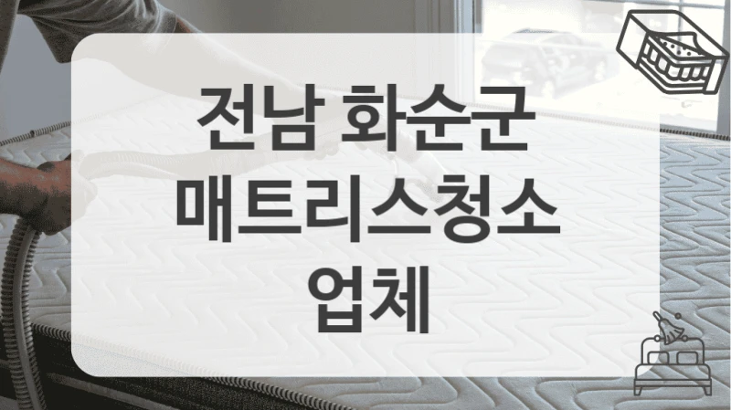 전남 화순군
매트리스청소 업체