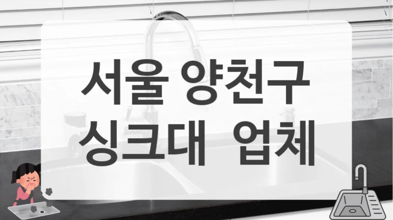 서울 양천구
싱크대  업체
