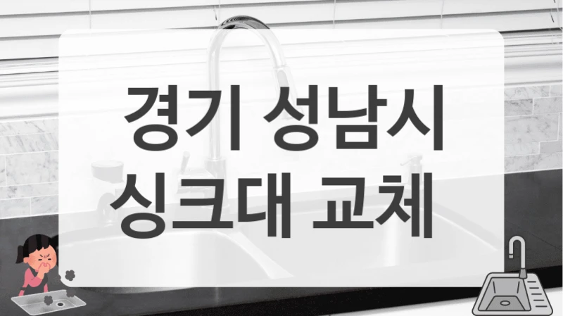 경기 성남시
싱크대 교체