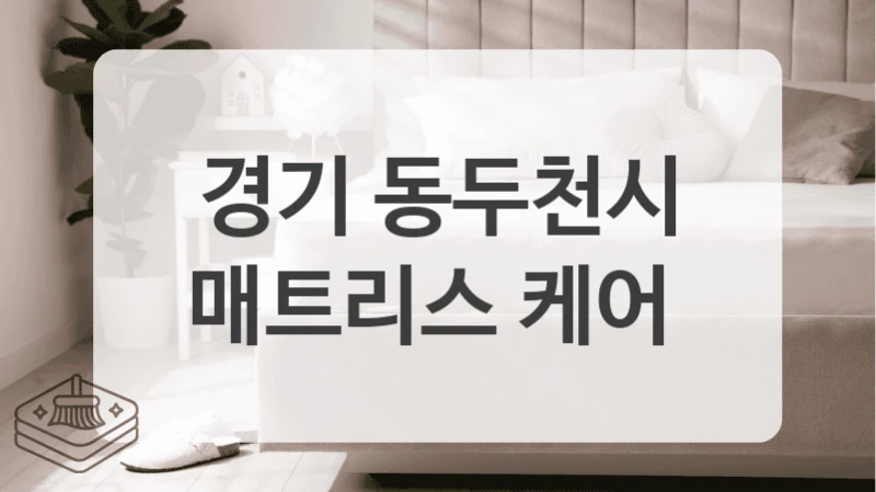 경기 동두천시
매트리스 케어