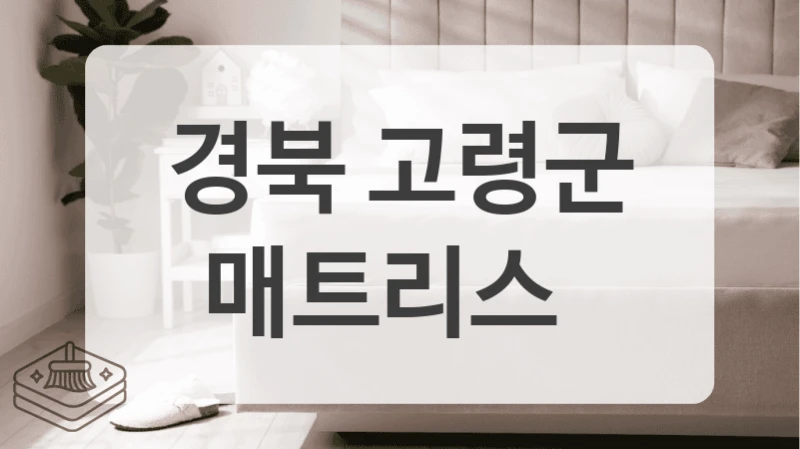 경북 고령군
매트리스